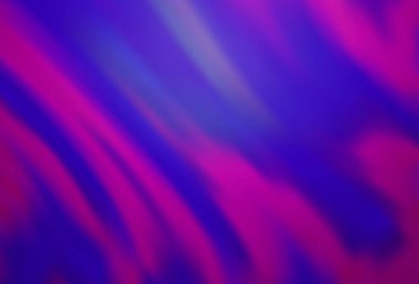 Bükülmüş kurdeleli vektör şablonu. Bulanık çizgilerden oluşan parlak çizimler. Reklamınız, broşürleriniz, broşürleriniz için yeni bir doku.