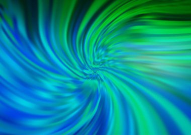 Bükülmüş kurdeleli vektör şablonu. Bulanık çizgilerden oluşan parlak çizimler. Reklamınız, broşürleriniz, broşürleriniz için yeni bir doku.