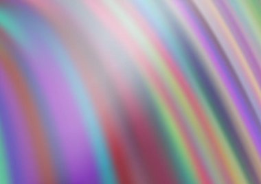 Bükülmüş kurdeleli vektör şablonu. Bulanık çizgilerden oluşan parlak çizimler. Reklamınız, broşürleriniz, broşürleriniz için yeni bir doku.