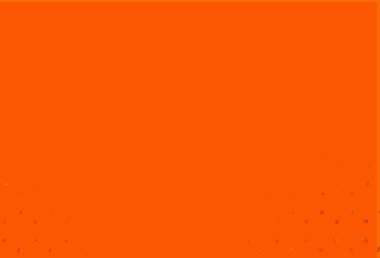 Kabarcıklı hafif turuncu vektör arka planı. Doğa tarzında renkli baloncuklu soyut illüstrasyon. İş reklamları için tasarım.