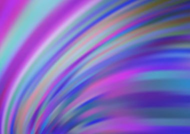 Bükülmüş kurdeleli vektör şablonu. Bulanık çizgilerden oluşan parlak çizimler. Reklamınız, broşürleriniz, broşürleriniz için yeni bir doku.