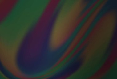 Bükülmüş kurdeleli vektör şablonu. Bulanık çizgilerden oluşan parlak çizimler. Reklamınız, broşürleriniz, broşürleriniz için yeni bir doku.