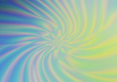 Bükülmüş kurdeleli vektör şablonu. Bulanık çizgilerden oluşan parlak çizimler. Reklamınız, broşürleriniz, broşürleriniz için yeni bir doku.