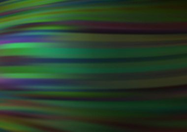 Bükülmüş kurdeleli vektör şablonu. Bulanık çizgilerden oluşan parlak çizimler. Reklamınız, broşürleriniz, broşürleriniz için yeni bir doku.