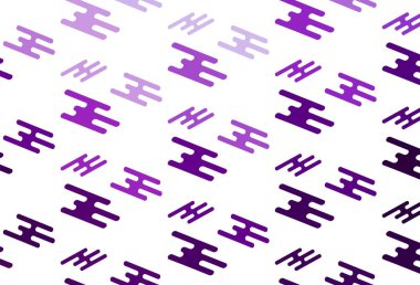 Uzun çizgileri olan açık mor vektör arkaplan. Dar çizgileri olan parlak renkli çizimler. Web siteleri, iniş sayfaları için desen.