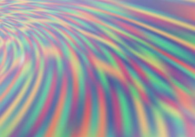 Bükülmüş kurdeleli vektör şablonu. Bulanık çizgilerden oluşan parlak çizimler. Reklamınız, broşürleriniz, broşürleriniz için yeni bir doku.