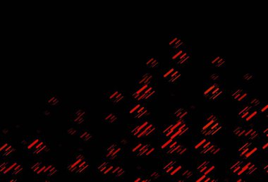 Koyu turuncu arka plan ve uzun çizgiler. Renkli çubuklarla gösterişli soyut çizimler. İş ilanınız için akıllı tasarım.