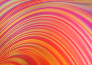 Bükülmüş kurdeleli vektör şablonu. Bulanık çizgilerden oluşan parlak çizimler. Reklamınız, broşürleriniz, broşürleriniz için yeni bir doku.