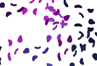 Açık Pembe, soyut formlu mavi vektör arkaplan. Soyut tarzda rengarenk gradyan şekilleri olan bir resim. Bir cep telefonu için arka plan.