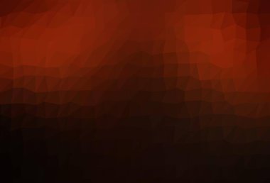 Koyu kırmızı vektör bulanık üçgen desen. Gradyanı olan üçgen geometrik örnek. İşiniz için yepyeni bir tasarım..