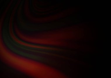 Bükülmüş kurdeleli vektör şablonu. Bulanık çizgilerden oluşan parlak çizimler. Reklamınız, broşürleriniz, broşürleriniz için yeni bir doku.