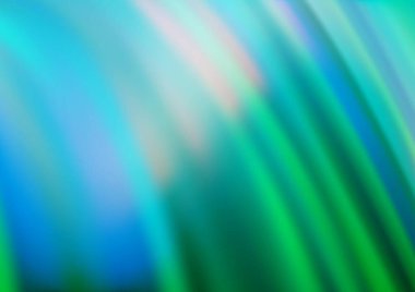 Bükülmüş kurdeleli vektör şablonu. Bulanık çizgilerden oluşan parlak çizimler. Reklamınız, broşürleriniz, broşürleriniz için yeni bir doku.