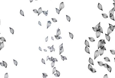 Soyut renkli yapraklarla dekoratif illüstrasyon. Web sitesi için desenli desen.