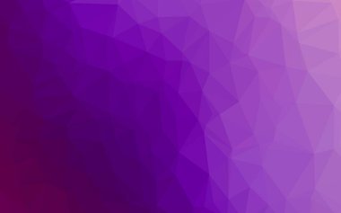 Açık Mor vektör çokgen yerleşimi.