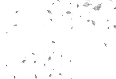 Soyut renkli yapraklarla dekoratif illüstrasyon. Web sitesi için desenli desen.