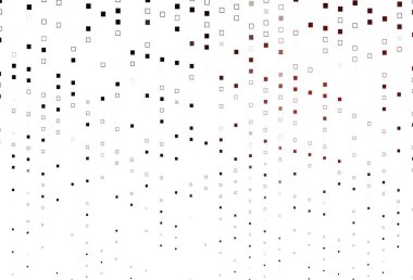 Dikdörtgenli açık kırmızı vektör arkaplan. Renkli dikdörtgenlerle modern soyut çizimler. Web siteleri, iniş sayfaları için desen.
