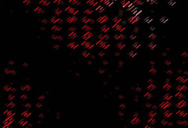 Düz çizgileri olan koyu kırmızı vektör düzeni. Sopalı modern geometrik soyut çizim. Web siteleri, iniş sayfaları için desen.