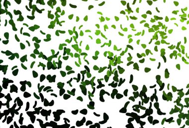 Açık gümüş, kaotik şekilli gri vektör deseni. Soyut gradyan şekilli basit renkli çizimler. Bir cep telefonu için arka plan.