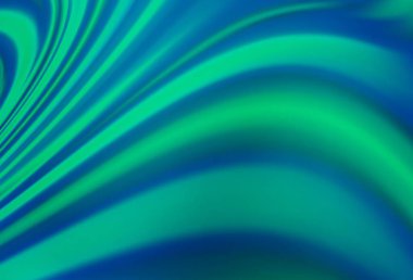 Bükülmüş kurdeleli vektör şablonu. Bulanık çizgilerden oluşan parlak çizimler. Reklamınız, broşürleriniz, broşürleriniz için yeni bir doku.