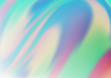 Bükülmüş kurdeleli vektör şablonu. Bulanık çizgilerden oluşan parlak çizimler. Reklamınız, broşürleriniz, broşürleriniz için yeni bir doku.