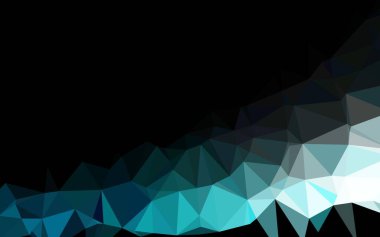 Koyu mavi vektör soyut mozaik arkaplan.