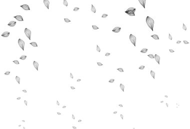 Soyut renkli yapraklarla dekoratif illüstrasyon. Web sitesi için desenli desen.