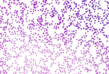 Disklerle vektör dokusu. Doğa tarzında bulanık halkaları olan güzel bir illüstrasyon. İş reklamları için tasarım.