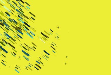 Düz çizgileri olan ışık vektörü arkaplanı. Sopalı modern geometrik soyut çizim. TV reklamları için arkaplan.