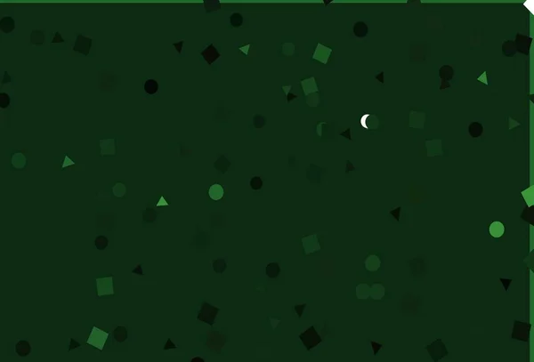 Ελαφρύ Πράσινο Διάνυσμα Υφή Πολυ Στυλ Κύκλους Κύβους Εικονογράφηση Πολύχρωμους — Διανυσματικό Αρχείο