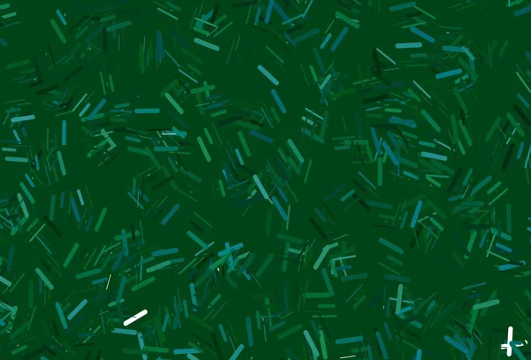Donkerblauwe Groene Vector Textuur Met Kleurrijke Lijnen Wazig Decoratief Ontwerp — Stockvector
