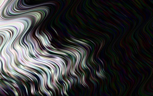 Світло Срібло Сірий Векторний Фон Вигнутими Лініями — стоковий вектор