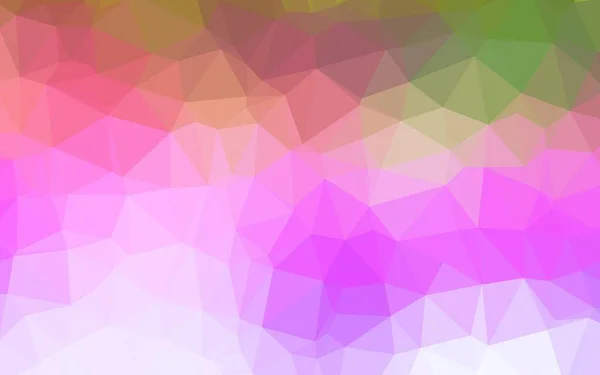 Multicolor Luz Arco Iris Vector Brillante Patrón Triangular — Vector de stock