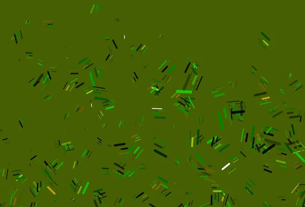 Hellgrüner Gelber Vektorhintergrund Mit Langen Linien Verschwommenes Dekoratives Design Schlichtem — Stockvektor
