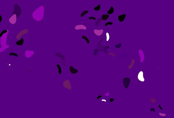 Светло Фиолетовый Векторный Фон Абстрактными Формами Иллюстрация Красочными Градиентными Формами — стоковый вектор
