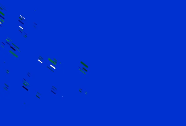 Ανοιχτό Μπλε Πράσινο Διανυσματικό Μοτίβο Στενές Γραμμές Glitter Αφηρημένη Εικόνα — Διανυσματικό Αρχείο