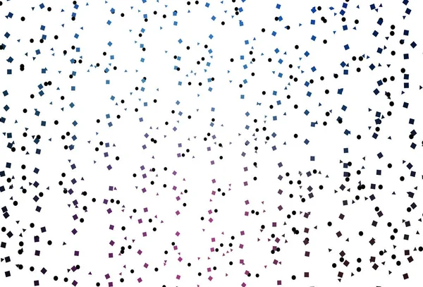 Ανοιχτό Ροζ Μπλε Διανυσματικό Εξώφυλλο Πολυγωνικό Στυλ Κύκλους Εικονογράφηση Πολύχρωμους — Διανυσματικό Αρχείο
