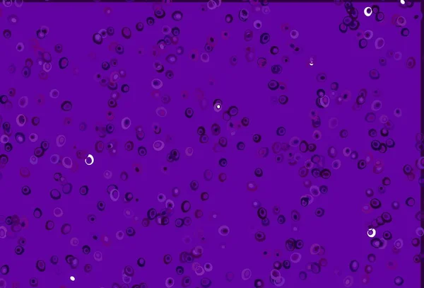 Cubierta Vector Púrpura Claro Con Manchas Ilustración Abstracta Brillante Con — Vector de stock