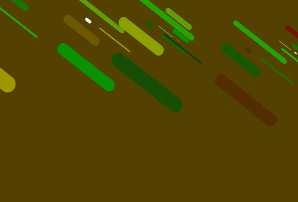 Modèle Vectoriel Vert Clair Rouge Avec Bâtons Répétés Illustration Abstraite — Image vectorielle