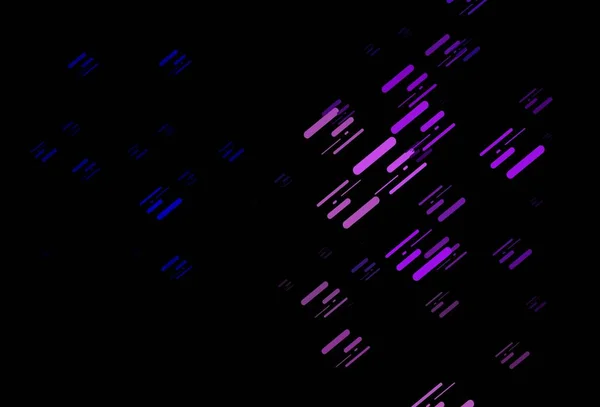 Темно Рожева Синя Векторна Текстура Різнокольоровими Лініями Декоративна Блискуча Ілюстрація — стоковий вектор