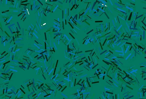 Texture Vectorielle Bleu Foncé Verte Avec Des Lignes Colorées Design — Image vectorielle