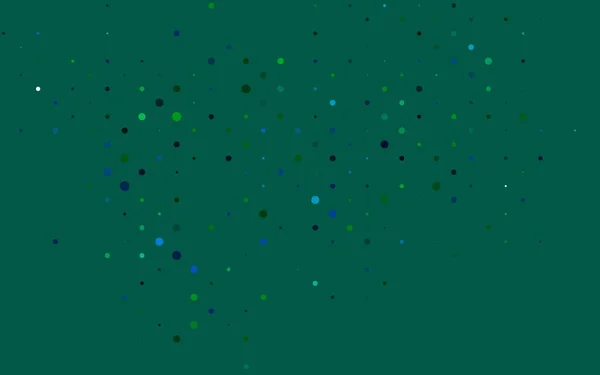 Hellblaue Grüne Vektorhülle Mit Flecken — Stockvektor