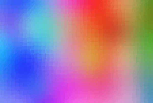 Light Multicolor Rainbow Vector Polygonal Background Elegant Bright Illustration Gradient — 图库矢量图片