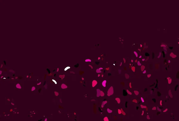 Hellviolette Rosa Vektorkulisse Mit Abstrakten Formen Illustration Mit Farbenfrohen Verlaufsformen — Stockvektor