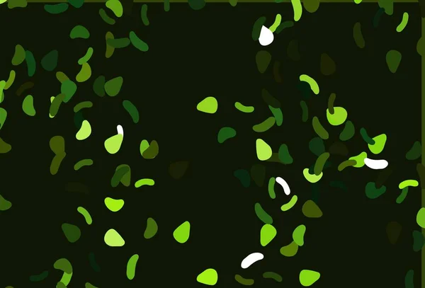 Fond Vectoriel Vert Clair Avec Des Formes Abstraites Illustration Colorée — Image vectorielle