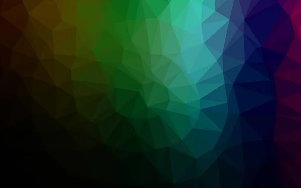 Multicolor Vektor Triangel Mosaik Konsistens — Stock vektor