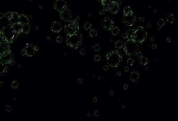 Світло Зелений Векторний Шаблон Колами Ілюстрація Набором Яскравих Барвистих Абстрактних — стоковий вектор