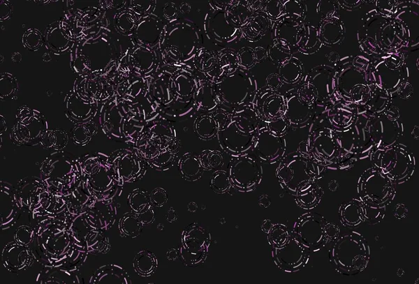 Светло Фиолетовый Векторный Рисунок Сферами Размытые Пузыри Абстрактном Фоне Красочным — стоковый вектор