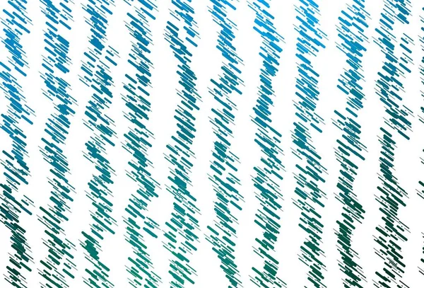 Hellblaue Grüne Vektortextur Mit Bunten Linien Moderne Geometrische Abstrakte Illustration — Stockvektor
