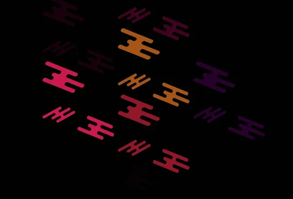 Тёмный Многоцветный Радужный Векторный Шаблон Повторяющимися Палками Современная Геометрическая Абстрактная — стоковый вектор