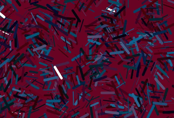 Texture Vettoriale Rosso Scuro Con Linee Colorate Moderna Illustrazione Geometrica — Vettoriale Stock